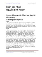 Soạn bài: Nhàn của Nguyễn Bỉnh Khiêm | Soạn văn 10 hay nhất tại VietJack PDF