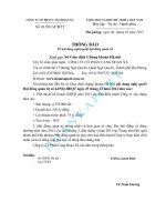 Thông báo về nội dung Nghị quyết HĐQT 25 12 2012