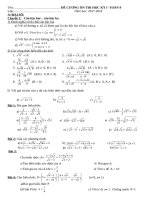 DE CUONG ON THI HK i TOAN 9