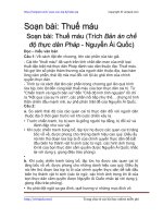 Soạn bài: Thuế máu | Soạn văn 8 hay nhất tại VietJack PDF