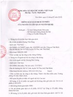 Thong bao giao dich CP cua nguoi co lien quan