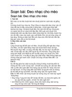 Soạn bài: Đeo nhạc cho mèo | Soạn văn 6 hay nhất tại VietJack PDF deo nhac cho meo