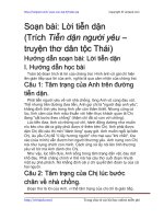 Soạn bài: Lời tiễn dặn | Soạn văn 10 hay nhất tại VietJack PDF loi tien dan