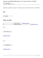 Danh sách ứng viên HĐQT và BKS công ty Cổ phần Cảng Đoạn Xá nhiệm kỳ 2013-2018 dsuvhdqtbks1318