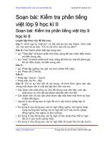 kiem tra phan tieng viet lop 9 hoc ki 2
