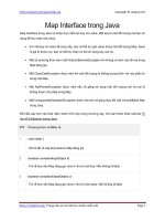 Map Interface trong Java - 155 bài học Java miễn phí hay nhất PDF java map interface