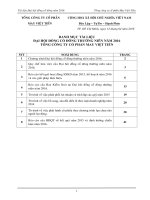 © Copyright 2009. Bản quyền thuộc về Tổng Công ty Cổ Phần May Việt Tiến. VAN KIÊN DHDCD 2016