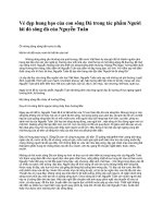 Vẻ đẹp hung bạo của con sông đà trong tác phẩm người lái đò sông đà của nguyễn tuân