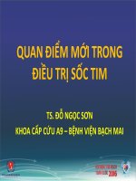 Những quan điểm mới trong điều trị sốc và sốc tim1 