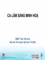 Một số ca lâm sàng minh hoạ 