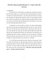 Khai thác chung trong luật biển quốc tế – Lý luận và thực tiễn Việt Nam