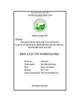 Ứng dụng phần mềm ELIS vào xây dựng và quản lý hồ sơ địa chính phường quang trung – thành phố thái nguyên 