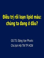 Điều trị rối loạn lipid máu cho người tăng huyết áp ở tuyến cơ sở 