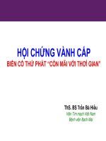 Hội chứng vành cấp biến cố thứ phát còn mãi với thời gian 