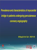 Cầu cơ động mạch vành tỷ lệ hiện mắc, đặc điểm lâm sàng và cận lâm sàng ở người việt nam
