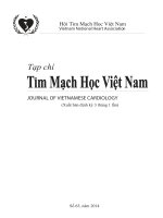 TẠP TRÍ TIM MẠCH HỌC VIỆT NAM, 2014