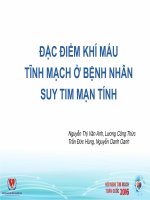 Giá trị chẩn đoán của khí máu tĩnh mạch ở người suy tim mạn 