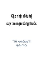 CẬP NHẤT ĐIỀU TRỊ SUY TIM MẠN BẰNG THUỐC, 2017