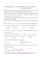 64. Đề thi thử THPTQG Năm 2018 - Môn Toán - THPT Chuyên Quang Trung – Bình Phước - Lần 1 - File word có lời giải chi tiết.doc