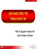 Cập nhật điều trị tăng huyết áp 