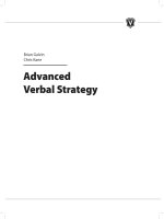Veritas prep GMAT   advanced verbal strategy
