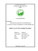 Tình hình mắc hội chứng viêm phổi ở lợn tại trại của công ty Marphavet và phác đồ điều tri (Khóa luận tốt nghiệp)