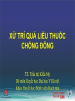 Thuốc kháng đông và xử trí biến chứng chảy máu khi dùng thuốc kháng đông 
