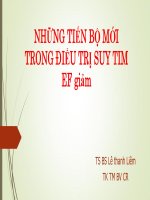 Những tiến bộ mới trong điều trị suy tim với phân suất tống máu giảm 