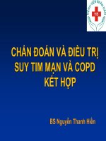 Suy tim cấp phối hợp với đợt cấp bệnh phổi tắc nghẽn mạn tính 