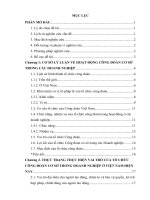 Vai trò của tổ chức Công đoàn cơ sở trong doanh nghiệp ở Việt Nam hiện nay