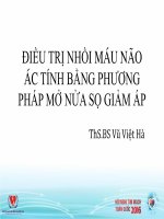Điều trị nhồi máu não ác tính bằng phương pháp phẫu thuật mở nửa sọ giảm áp 