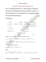 MOT SO BAI TAP HOA HUU CO NHIEU CACH GIAI