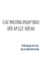 Theo dõi áp lực nội sọ và dịch não tuỷ 