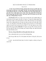 Bộ câu hỏi xử lý tình huống luật trẻ em câu 16 20