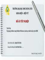 Ứng dụng Toolbox trong Matlab để khảo sát cánh tay robot ba bậc tự do RRR