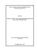 SÁNG KIẾN KINH NGHIỆM SỬ DỤNG SƠ ĐỒ TƯ DUY TRONG BỒI DƯỠNG HỌC SINH GIỎI – MÔN SINH HỌC LỚP 9