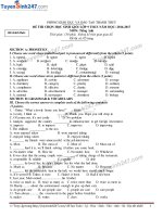 De thi HSG lop 9 mon Tieng Anh 20162017
