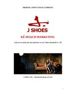 Kế hoạch marketing cho nhãn hiệu j shoes