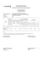 Giá trị tài sản ròng quỹ đầu tư Trái phiếu Techcom – TCBF (ngày 19 09 2017) | TECHCOMCAPITAL TCBF BC Ky 20170918