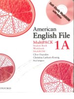 American English File MultiPack 1A Student And Workbook