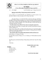 Đại hội Cổ đông thường niên lần 9 năm 2013 | Lidovit sua doi dieu le