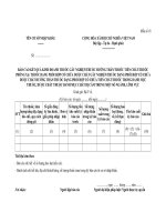 Mẫu số 18 Phụ lục III