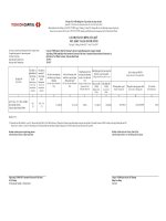 Giá trị tài sản ròng quỹ đầu tư Trái phiếu Techcom – TCBF (ngày 11 10 2017) | TECHCOMCAPITAL TCBF BC Ky 20171011