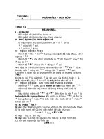 Mệnh đề và tập hợp