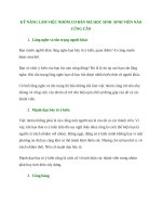 KỸ NĂNG làm VIỆC NHÓM cơ bản mà học SINH  SINH VIÊN nào CŨNG cần