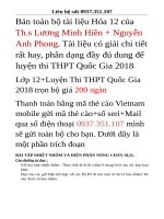 Nhiet nhom va dien phan nong chay hay 