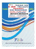 Một số bài toán về tam giác cân và tam giác đều 