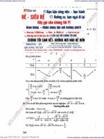 Ôn luyện thi cấp tốc môn toán theo chuyên đề phần 2 