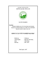 Đánh giá hiệu quả xử lý bã thải gyps thành thạch cao cho xi măng của công ty CP chế biến thạch cao duy nhất, lào cai 