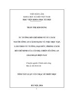 Tư tưởng Hồ Chí Minh về tư cách người Công an cách mạng và việc học tập, làm theo tư tưởng, đạo đức, phong cách Hồ Chí Minh của cán bộ, chiến sĩ Công an giai đoạn hiện nay (tt)